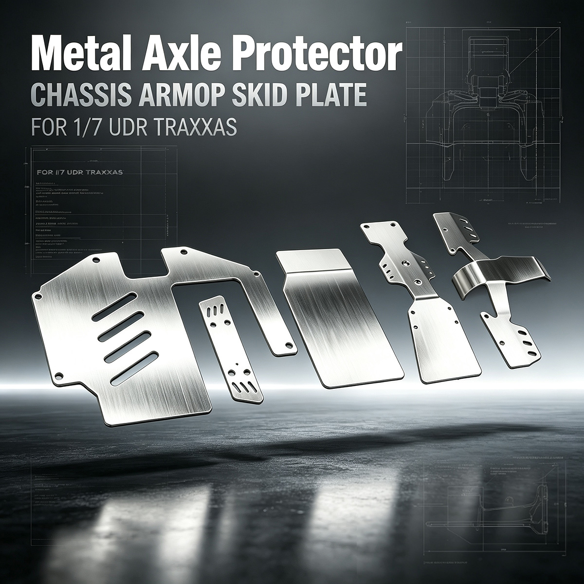 Metal Photo Panel - 1 Set Metal Axle Protector Chassis