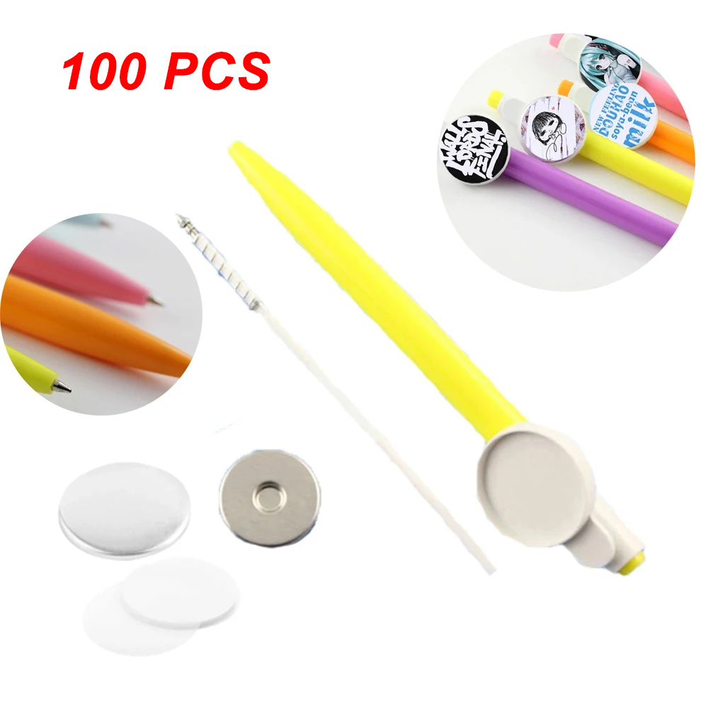 Button Badge Blank - 25mm Pin Badge Button Parts 100PCS
