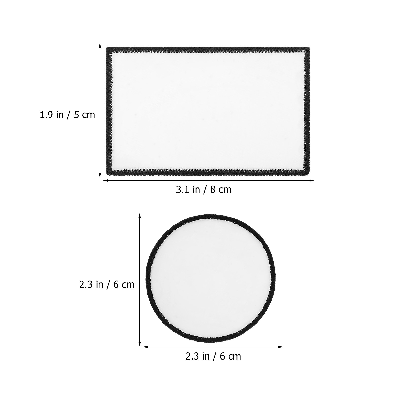30Pcs Blank Patches for Hats C - Hat Sublimation Blank ulasan dan harga