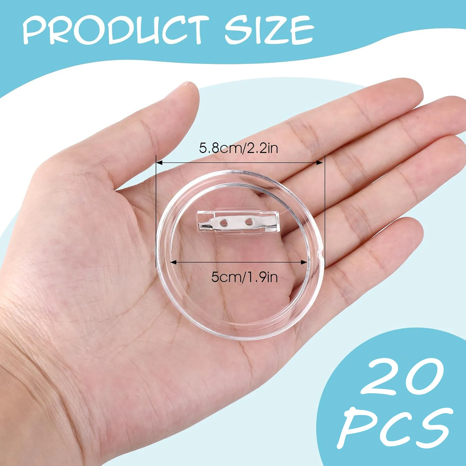 5-20PCS Buttons Blanks with Pi - Button Badge Blank ulasan dan harga