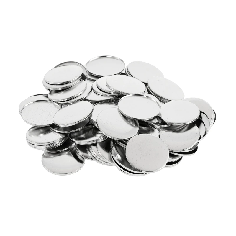 100PCS Blank Plastic/Metal But - Button Badge Blank ulasan dan harga
