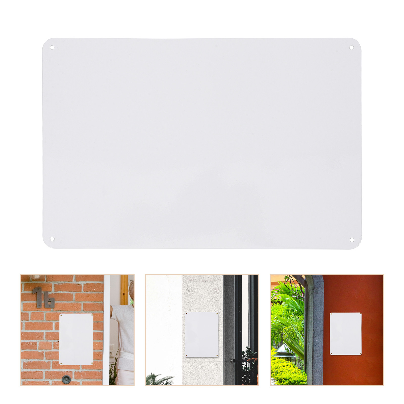 2Pcs Blank Metal Signs Sublima - Yard Sign Blank ulasan dan harga