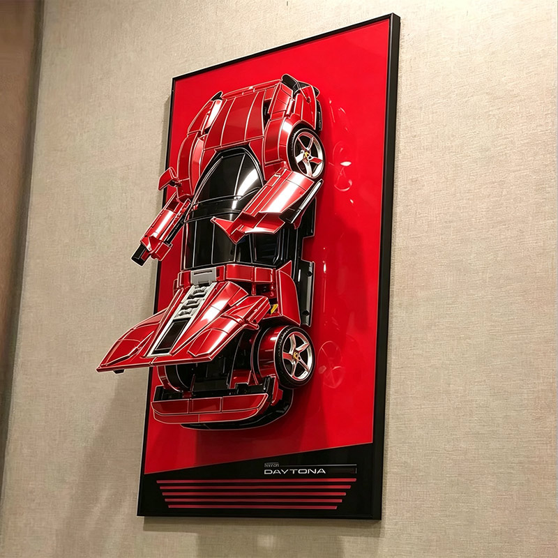 Wall‑Mount Frame Background Di - Metal Photo Panel ulasan dan harga
