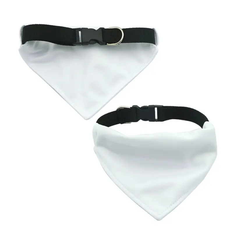 Sublimation White Blank Dog Pe - Bandana Blank White ulasan dan harga