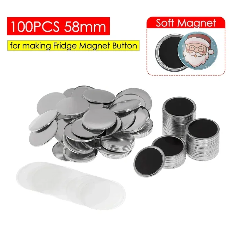 Blank Soft Magnetic Fridge Mag - Button Badge Blank ulasan dan harga