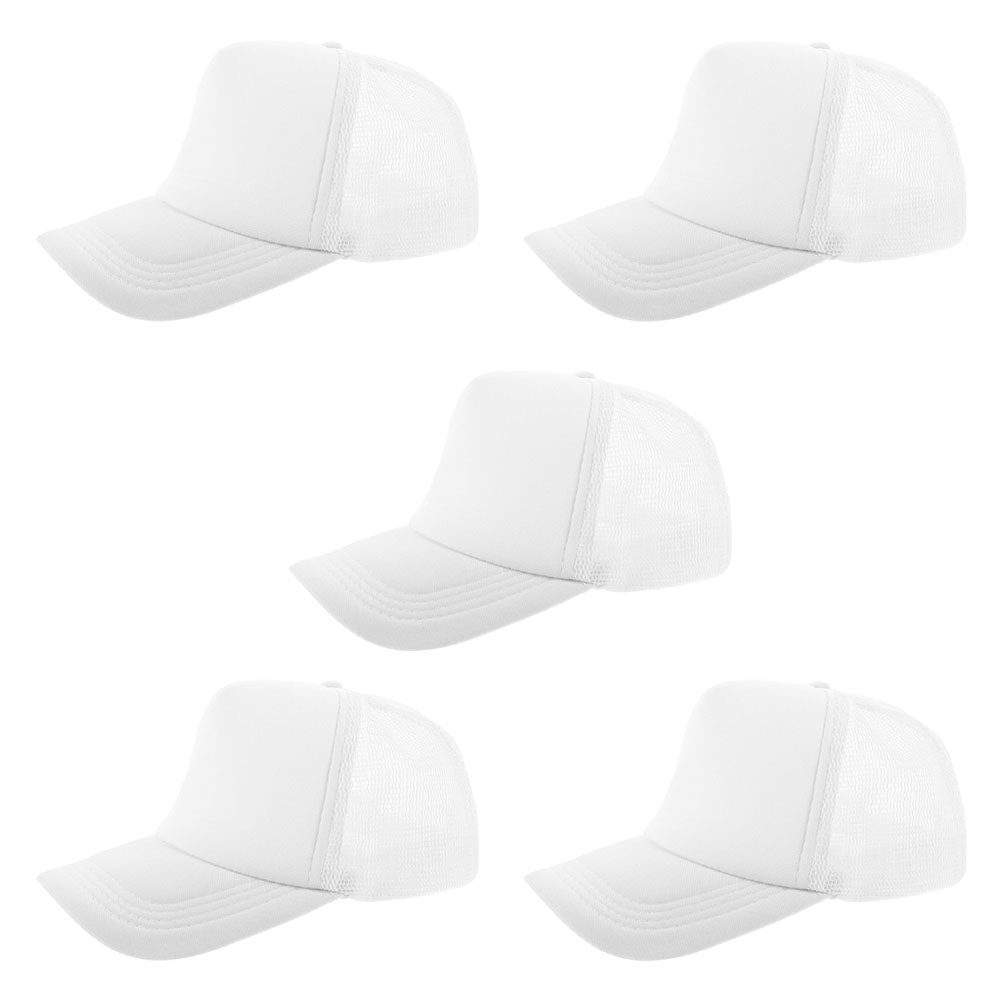 5Pcs Blank Mesh Baseball Cap D - Hat Sublimation Blank ulasan dan harga