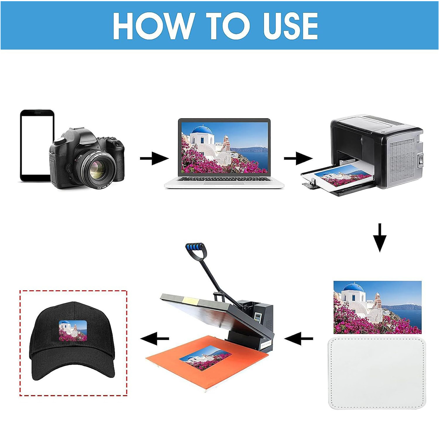 Sublimation Blanks Leatherette - Hat Sublimation Blank ulasan dan harga