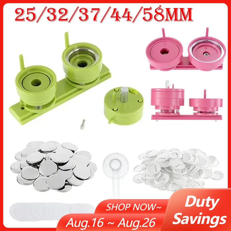 100Sets 25/32/37/44/58mm Badge - Button Badge Blank ulasan dan harga